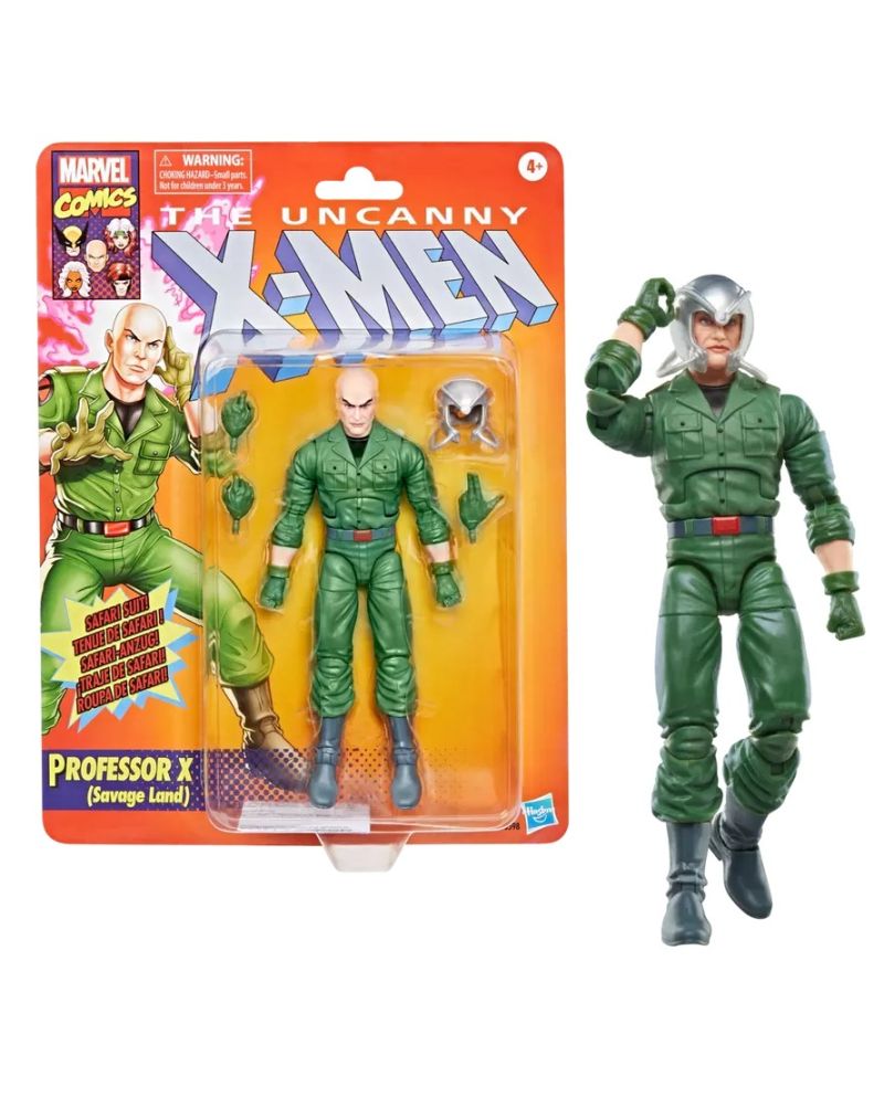 Figurine Professeur X Savage Land Marvel Legends Series 15 cm de face