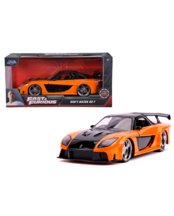 Réplique miniature 1:24 de la Mazda RX-7 de Han - Fast & Furious - Jada Toys