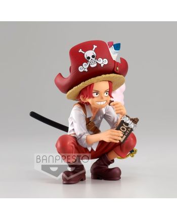 Figurine Shanks The Grandline Children 9 cm - One Piece - Banpresto - vue de face