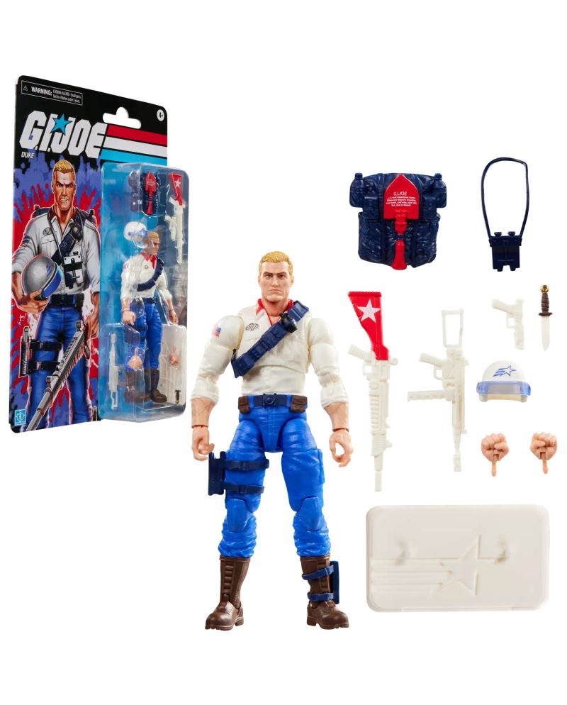 G.I. Joe Classified Series - Figurine Duke USA 15 cm sous blister rétro