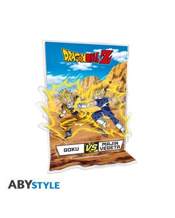 Acryl Diorama Goku vs Vegeta Dragon Ball Z ABYstyle - vue de face