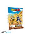 Acryl Diorama Goku vs Vegeta Dragon Ball Z ABYstyle - vue de face