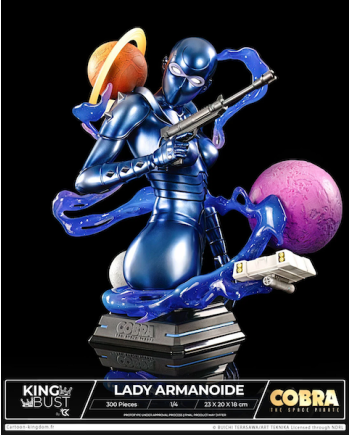 Buste Lady Armanoide COBRA King Bust 1/4 23cm vue de profil