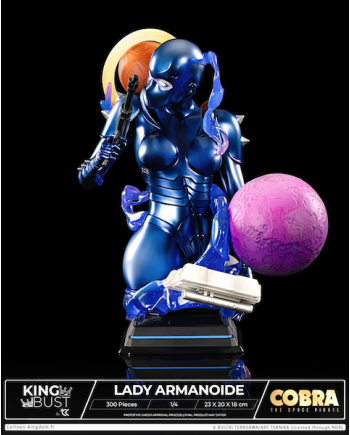 Buste Lady Armanoide COBRA King Bust 1/4 23cm détail du visage
