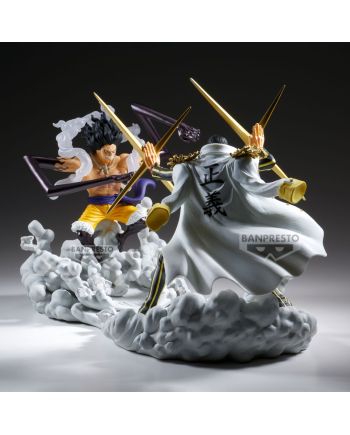 Figurine One Piece Monkey D. Luffy Gear 4 Senkozekkei 15cm - vue arrière