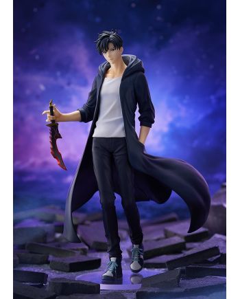Figurine Sung Jinwoo Solo Leveling Pop Up Parade L 24cm vue de face