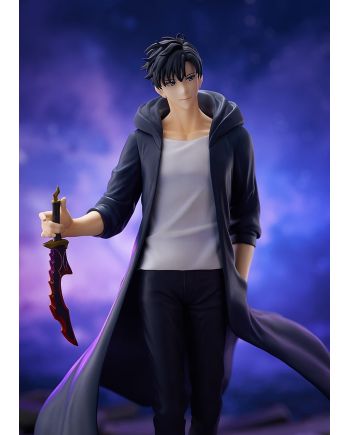 Figurine Sung Jinwoo Solo Leveling Pop Up Parade L 24cm vue de profil