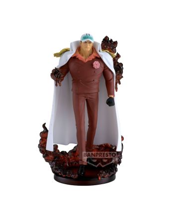 Figurine Sakazuki The Shukko Logia 19cm - vue de face - One Piece Banpresto