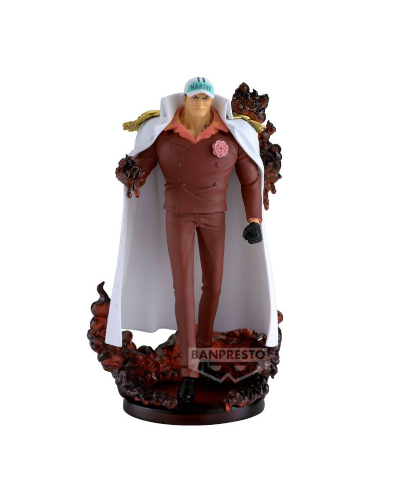 Figurine Sakazuki The Shukko Logia 19cm - vue de face - One Piece Banpresto