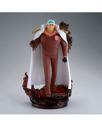Figurine Sakazuki The Shukko Logia 19cm - vue de profil - One Piece Banpresto