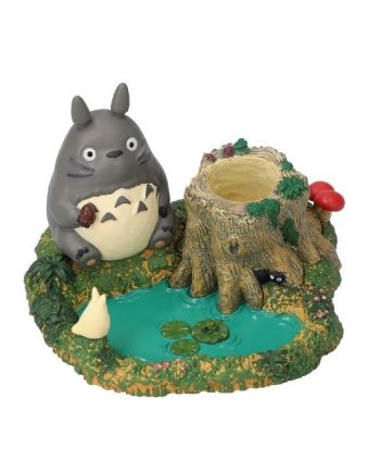 Figurine pot à crayons Totoro Ghibli vue de profil
