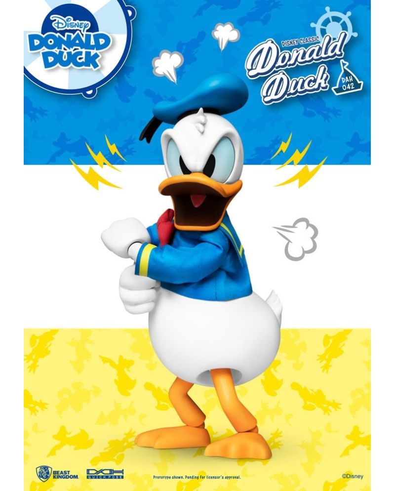 Figurine Donald Duck Dynamic Action Heroes 1/9 16cm Beast Kingdom - vue face