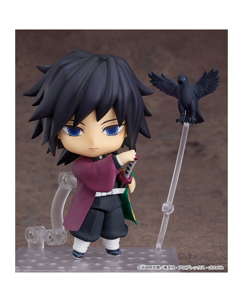 Figurine Nendoroid Giyu Tomioka Demon Slayer par Goodsmile, vue de face