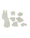 Figurine Totoro Blanc Kumukumu 4,5 cm - Mon Voisin Totoro - vue principale
