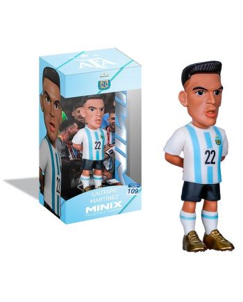 Figurine Minix Lautaro Martinez Argentine Coupe du Monde vue de face