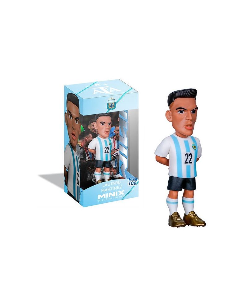 Figurine Minix Lautaro Martinez Argentine Coupe du Monde vue de face