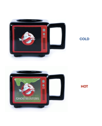 GHOSTBUSTERS - I Ain't Afraid - RETRO TV Heat Change Mug 500ml