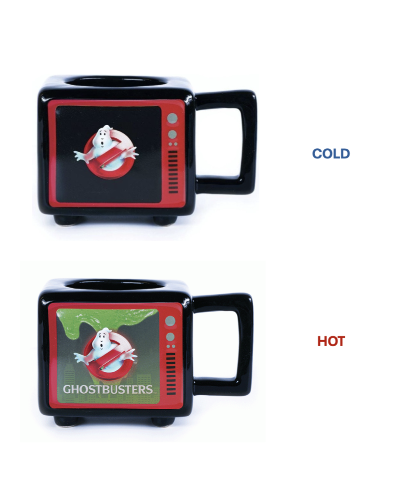 GHOSTBUSTERS - I Ain't Afraid - RETRO TV Heat Change Mug 500ml