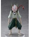 Détail du visage et de la pose d'Okarun figurine Goodsmile