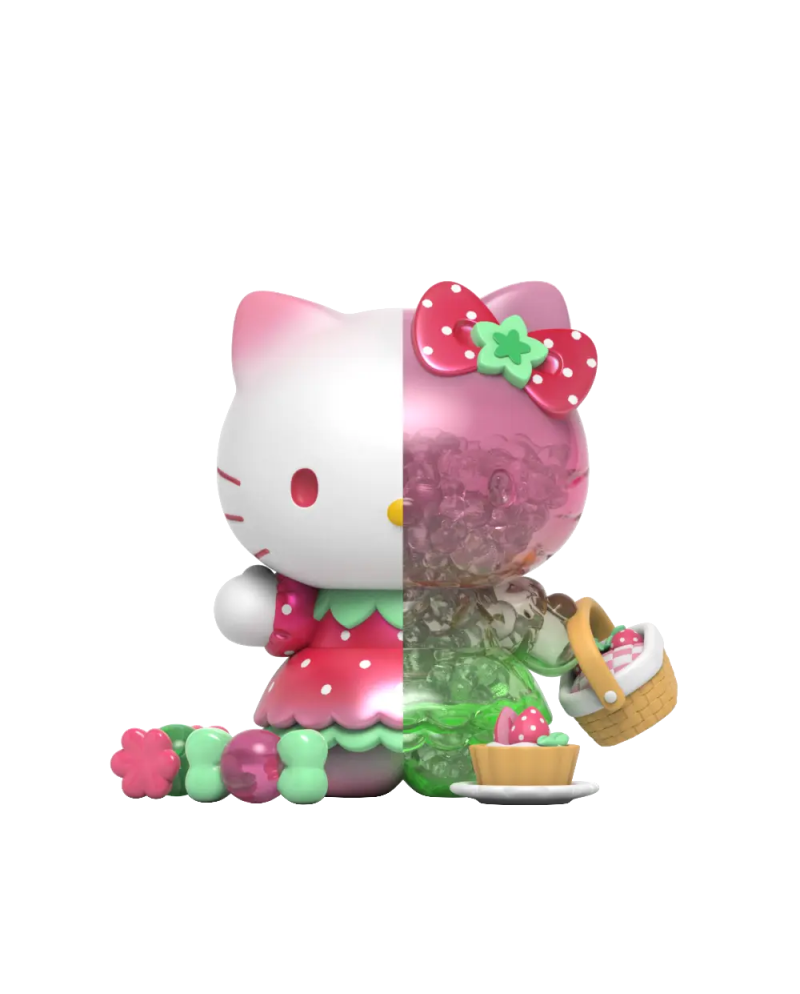 Figurine Hello Kitty Floral Daydream Series 15cm face avant