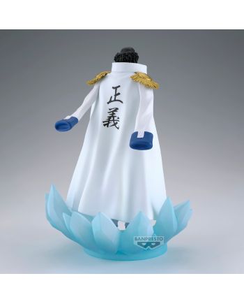 Figurine Kuzan One Piece The Shukko Logia 19cm Banpresto - détail du visage