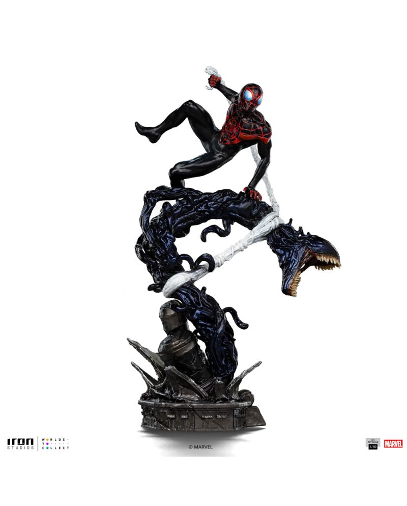 Statuette Miles Morales BDS Art Scale 1/10 Iron Studios - vue de face