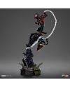Statuette Miles Morales BDS Art Scale 1/10 Iron Studios - vue de profil