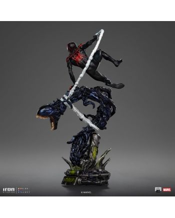 Statuette Miles Morales BDS Art Scale 1/10 Iron Studios - vue arrière