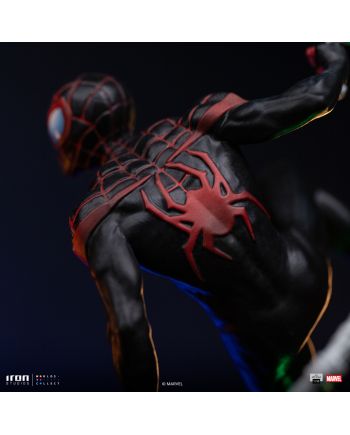 Statuette Miles Morales BDS Art Scale 1/10 Iron Studios - vue rapprochée