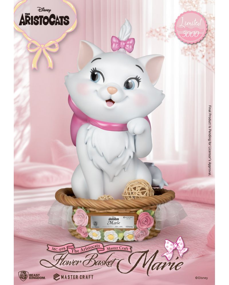 Statuette Marie Flower Basket Les Aristochats Master Craft 32,9cm vue de face