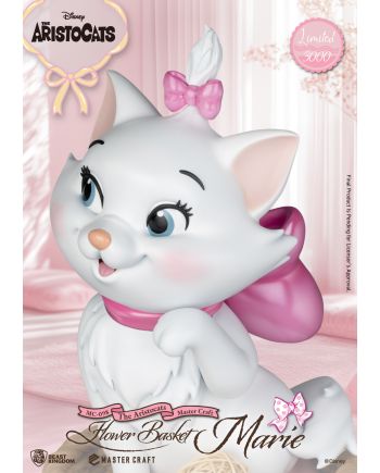 Détail des finitions de la statuette Marie Flower Basket Beast Kingdom