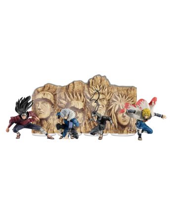 Figurine Namikaze Minato Naruto Shippuden Panel Spectacle Banpresto détail de la sculpture