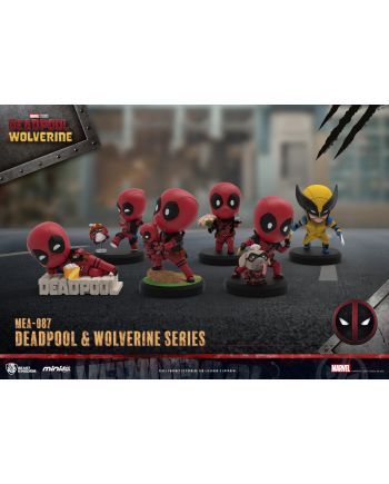 Set de 6 figurines Mini Egg Attack Deadpool & Wolverine par Beast Kingdom, licence Marvel