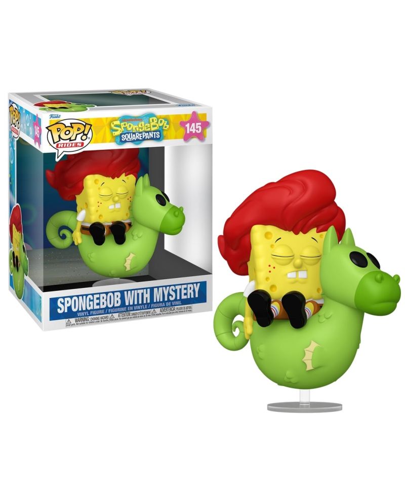 Figurine Funko POP Ride DLX Bob l'Éponge et Mystery N°145 - vue principale