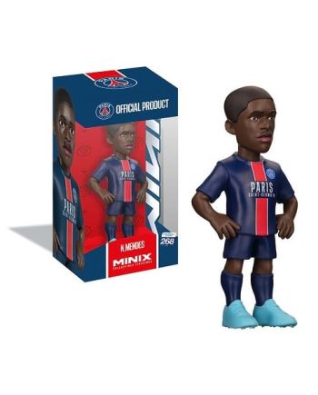 Figurine Minix 12cm de Mendes sous le maillot du PSG, vue de face