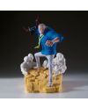 Figurine One Piece Monkey D. Garp Senkozekkei - détail du visage et de la posture