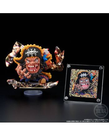 Packaging de la figurine Marshall D. Teach One Piece Banpresto
