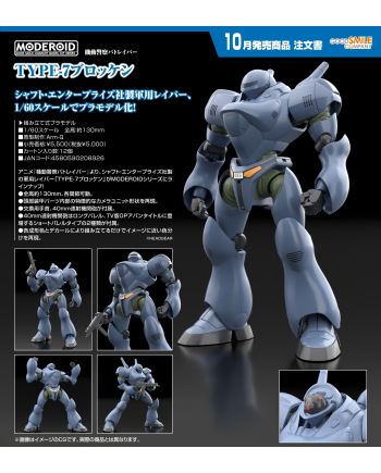 Figurine Mobile Police Patlabor Moderoid Type7 Brocken 13cm échelle