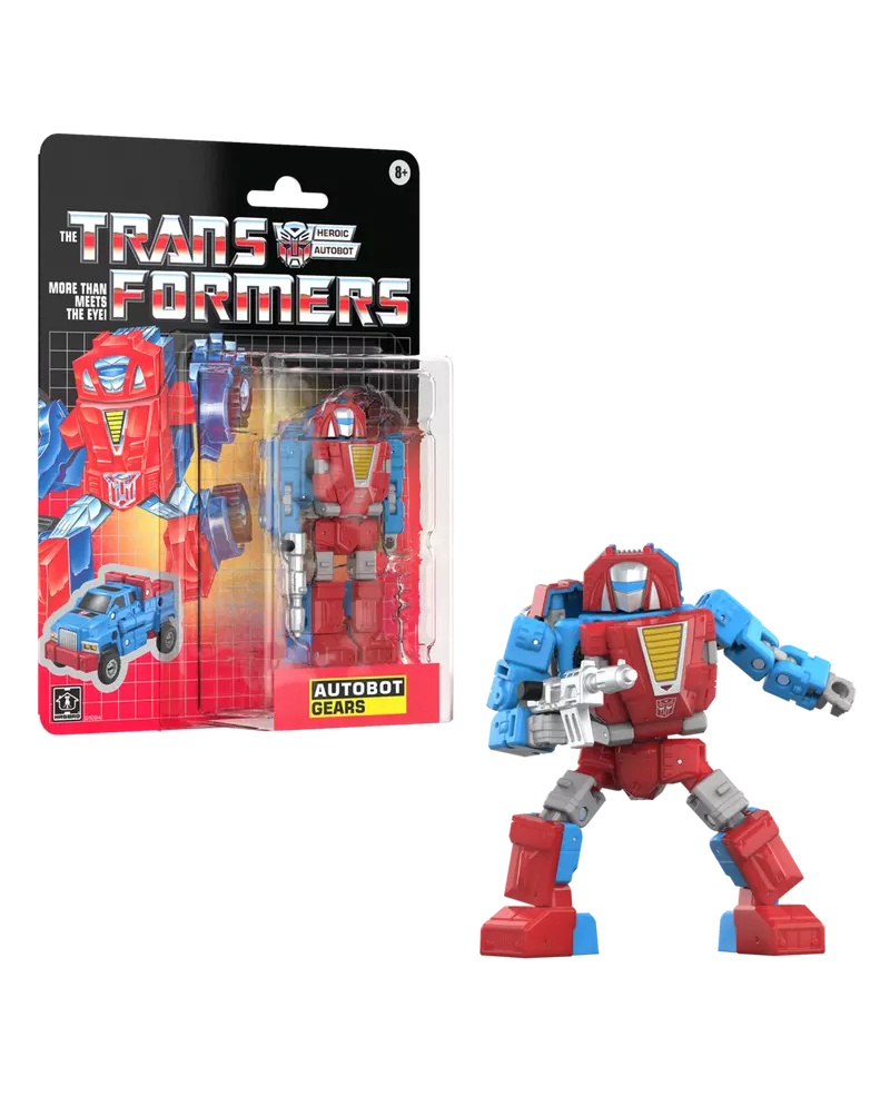 Figurine Transformers G1 Autobot Gears rétro 13 cm - vue principale