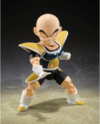 Figurine Krillin S.H. Figuarts Dragon Ball Z vue de profil