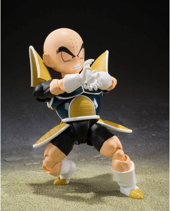 Figurine Krillin S.H. Figuarts Dragon Ball Z détail du visage