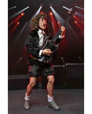 Figurine Angus Young AC/DC Highway To Hell Neca 20cm - détail visage