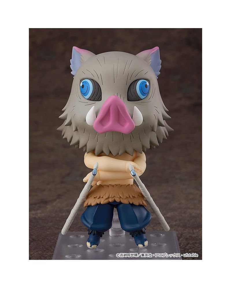 Figurine Nendoroid Inosuke Hashibira Demon Slayer de face