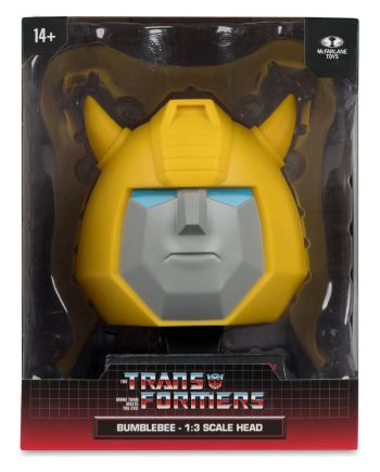TRANSFORMERS - Bumblebee - Statuette Mini Réplique Tête 1/3 17cm - vue du packaging