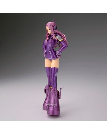 Figurine Jewelry Bonney One Piece DXF Grandline Series - détail du visage et des couleurs