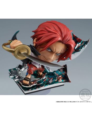 Figurine Shanks One Piece Banpresto Niformation Tsukuru 10cm - détail du socle