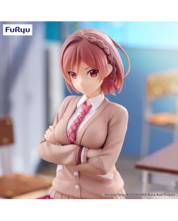 Figurine Akane Sakuramori I'm Getting Married Trio Try 20cm détail du socle