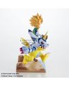 Figurine Digimon Yamato et Gabumon DXF-Adventure Archives Banpresto détail sculpture