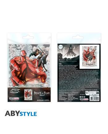 Acryl Diorama Eren vs Titan Colossal - L'Attaque des Titans - ABYstyle - vue détaillée