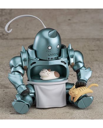 Figurine Nendoroid Alphonse Elric - détail du visage et des accessoires
